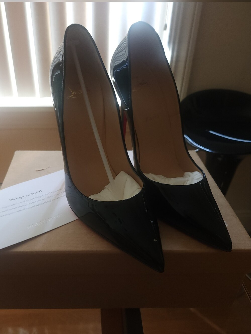 Christian Louboutin So Kate 120mm Patent Leather - Like New
